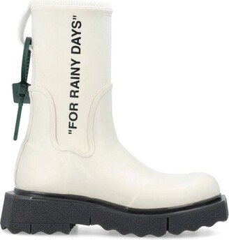 Sponge Round Toe Rain Boots-AA