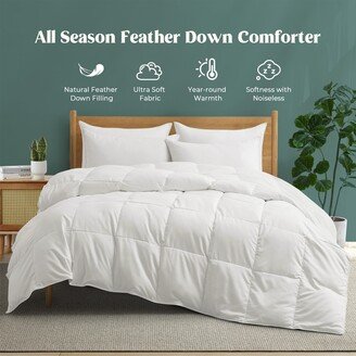 Peace Nest Premium Lightweight White Goose Down Duvet Comforter