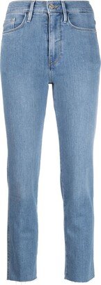 Tapered Slim-Cut Jeans