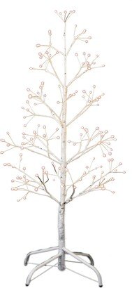 3' Birch Tree with Warm Led 8 Function Lights