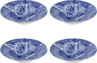 Blue Room Set Of 4 Sunflower Cereal Bowls