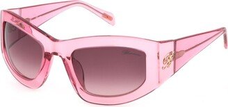 Wrap-Around Frame Sunglasses