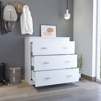 3-Drawer Dresser Light Grey