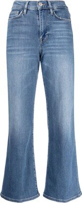 High-Rise Wide-Leg Jeans-AX