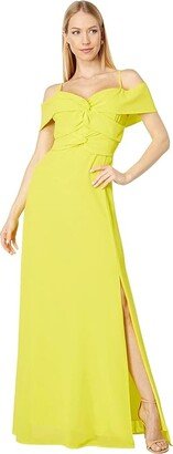 Double Knot Wrap Shoulder (Yellow) Women's Clothing