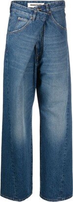 DARKPARK Asymmetric Wide-Leg Jeans