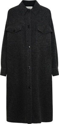 Single-Breasted Mid-Length Coat-AM
