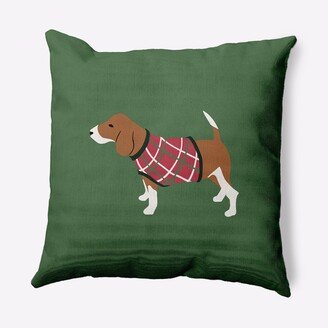 Warmest Wishes Doggie Decorative Throw Pillow