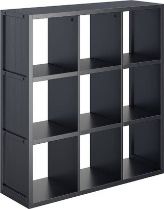 40 Timothy Shelf 3X3 Slots Black