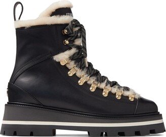 Chike shearling-trimmed boots