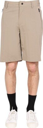 Monobi Zip-Pocket Bermuda Shorts