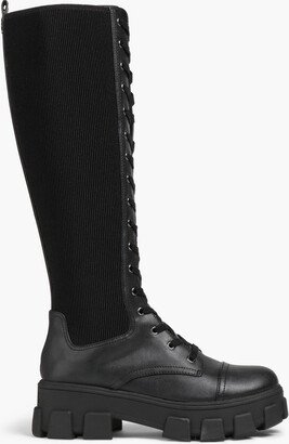 Dinah faux leather combat boots