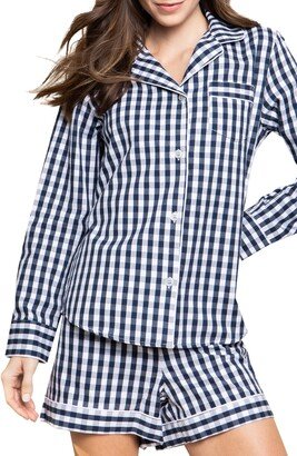 Gingham Cotton Short Pajamas-AB