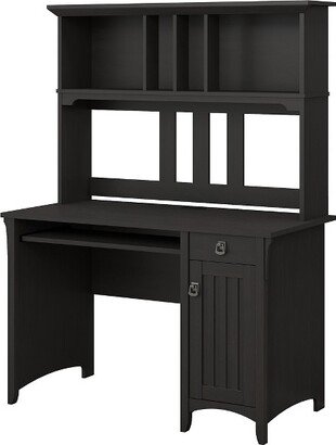 Salinas Mission Style Desk with Hutch Vintage Black