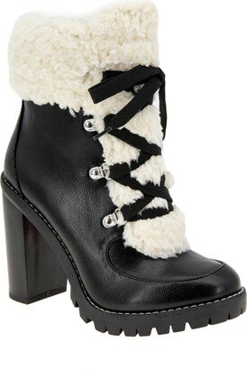 Palli Womens Faux Suede Ankle Combat & Lace-up Boots