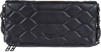 Rock XL Quilted Clutch Bag