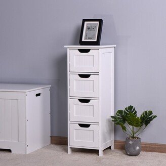 AOOLIVE Bathroom Storage Cabinet, Freestanding Office Cabinet with Drawers