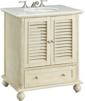 30 Benton Collection Keysville Farmhuose Beige Bathroom Vanity