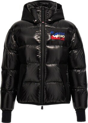 Logo Patch Padded Down Jacket-AA