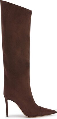 Pointed-Toe 105mm Cotton Boots