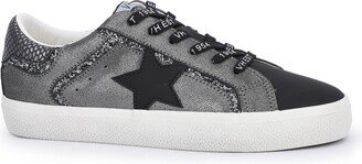 Sage Star Studded Leather High Top Sneaker