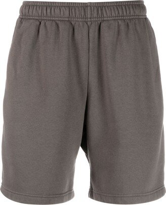 Cotton-Blend Track Shorts-AA