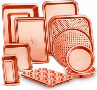 10-Piece Kitchen Oven Baking Pans, Copper