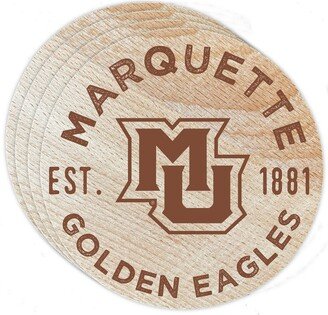 Marquette Golden Eagles Wood Coaster Engraved 4-Pack