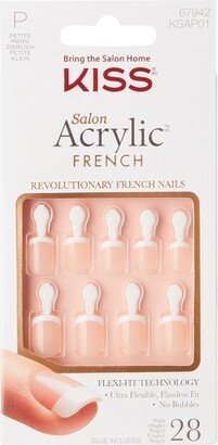 KISS Products Salon Acrylic Fake Nails Kit - Crush Hour - 31ct