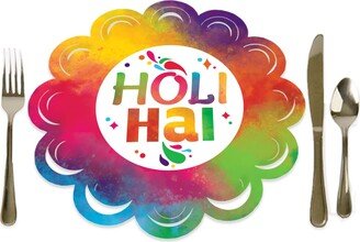 Big Dot Of Happiness Holi Hai Festival of Colors Party Table Paper Chargers Place Setting For 12