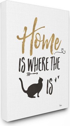 Cat Lover Typography Canvas Wall Art, 16 x 20