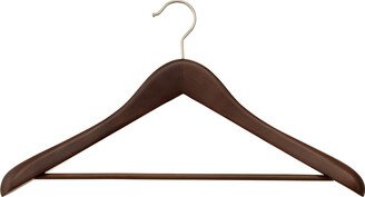 The Coat Hanger with Ribbed Bar Stained Birch