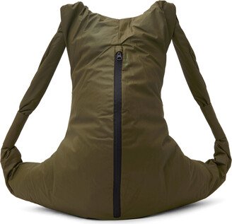 Khaki Poplin Backpack