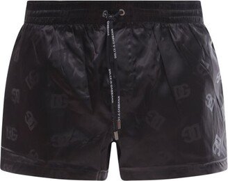 Monogram Drawstring Swim Shorts