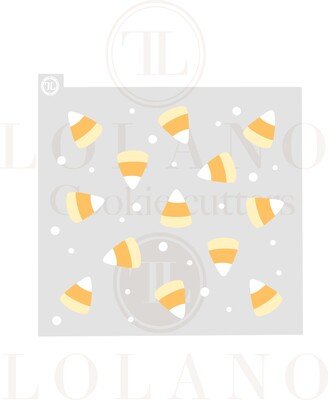 Candy Corn Cookie Stencil Set Of 4