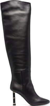 Alevì Black Leather Nina Boots