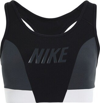 Dri-fit Swoosh Women's Medium-support 1-piece Pad Logo Sports Bra Top Black