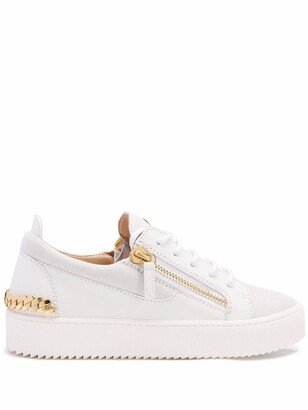 Gail chain-link detail sneakers