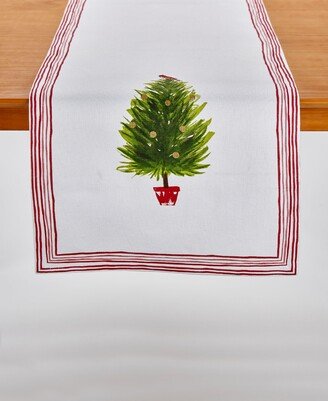 Tableau Holiday Tree Printed Table Runner, 72