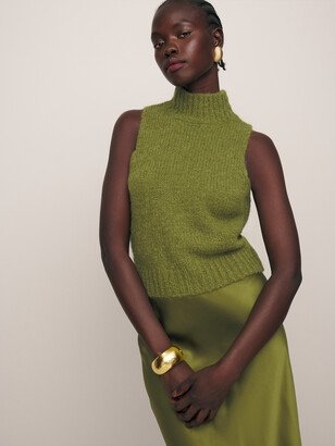 Saga Sleeveless Turtleneck Sweater