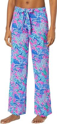 PJ Woven Pants (Plumeria Pink Untamed Hearts) Women's Pajama