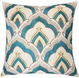 Amy Embroidery Square Decorative Throw Pillow