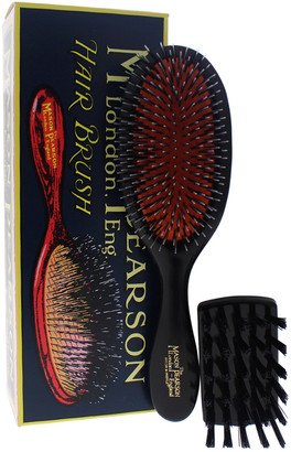 2Pc #Bn3 Dark Ruby Handy Mixture Bristle & Nylon Brush