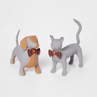 Striped Halloween Dog Bowtie - Hyde & EEK! Boutique™