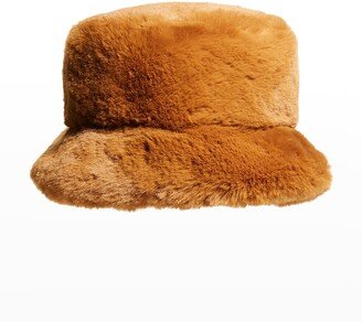 Surell Accessories Faux-Fur Cloche Hat