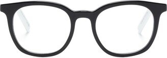 Moncler Eyewear ML5207 two-tone square-frame glasses