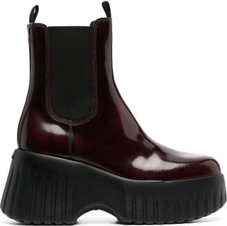 H-Stripes wedge Chelsea boots