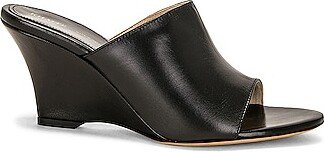 Marion Wedge Sandal in Black