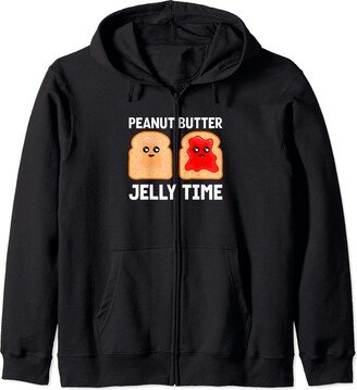 Peanut Butter Jelly Time Zip Hoodie