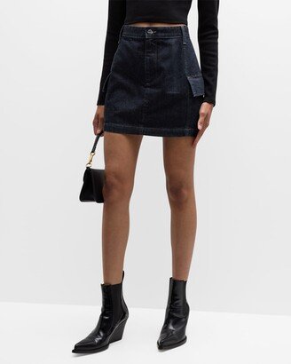 EmRata x Colombo Denim Cargo Skirt